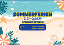 Öffnungszeiten Sommerferien